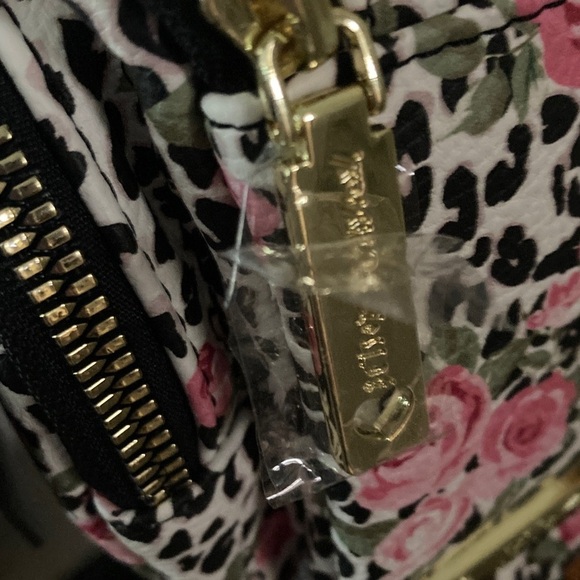 Betsey Johnson Pink Floral Dog Mini Backpack main image 4